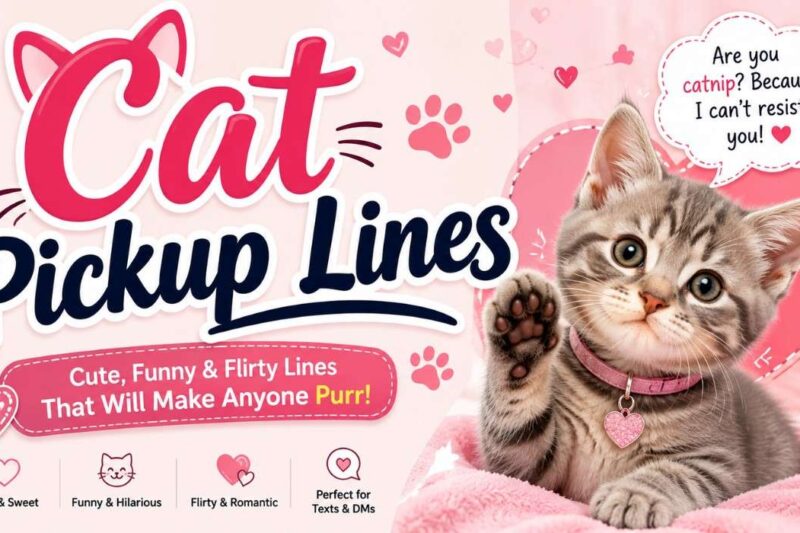 Cat Pickup Lines: 200 Cute & Hilarious Lines That Will Make Anyone Purr (2026)
