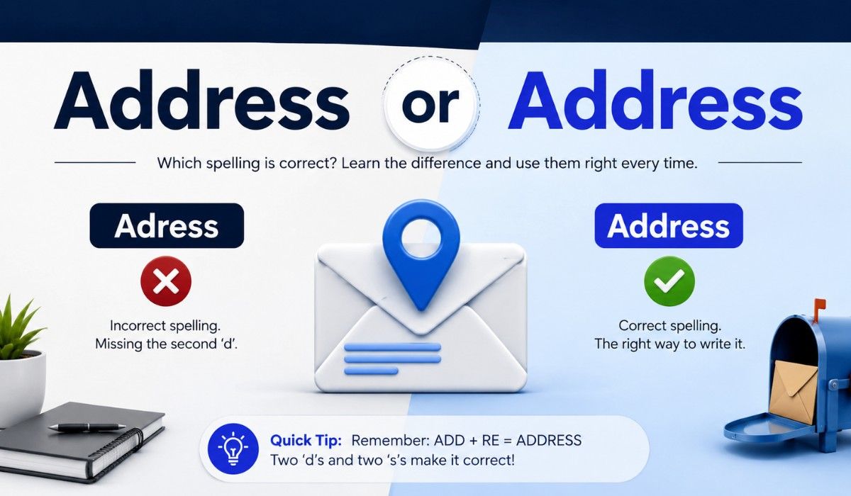 Adress or Address