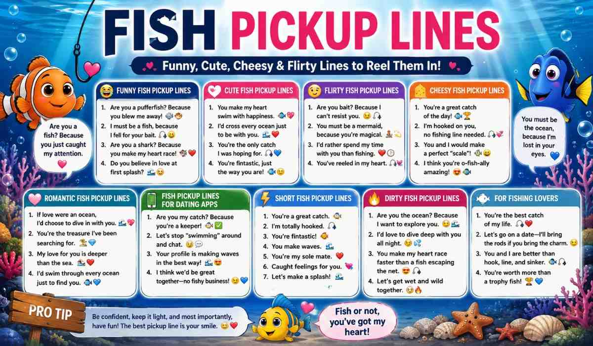 Fish Pickup Lines