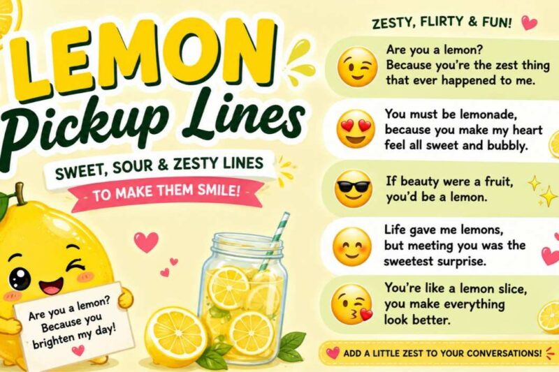 Lemon Pickup Lines