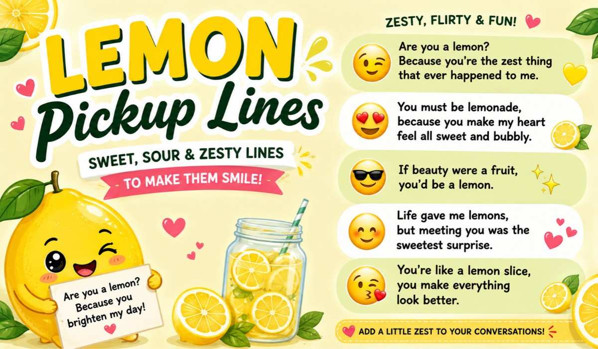 Lemon Pickup Lines