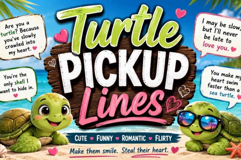 Turtle Pickup Lines