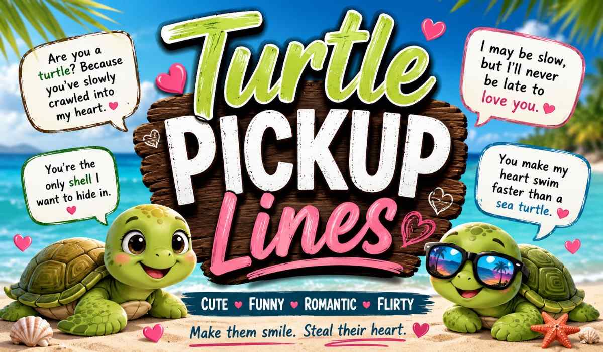 Turtle Pickup Lines
