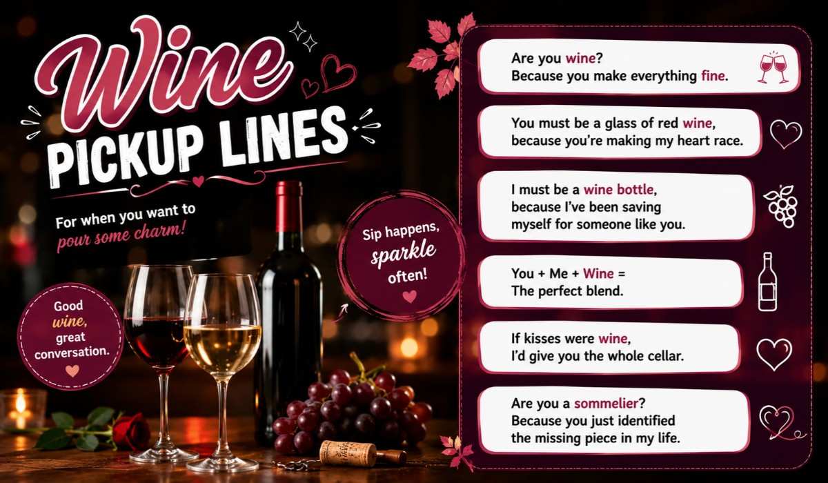 Wine Pickup Lines