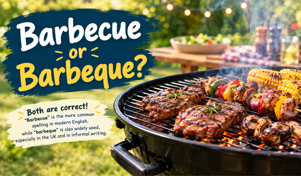 Barbecue or Barbeque