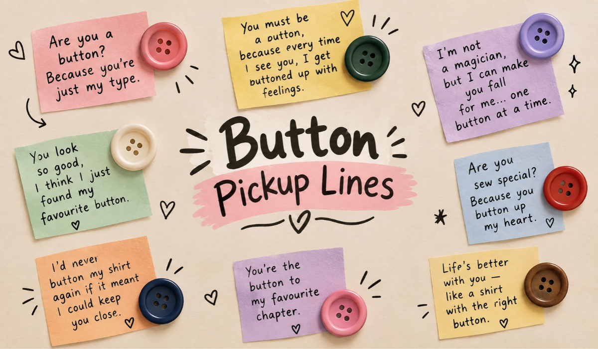 Button Pickup Lines
