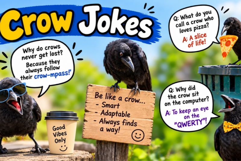 Crow Jokes: 220+ Funny Crow Jokes to Make You Caw With Laughter