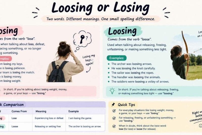 Loosing or Losing: Simple Tips to Master the Correct Usage (2026)
