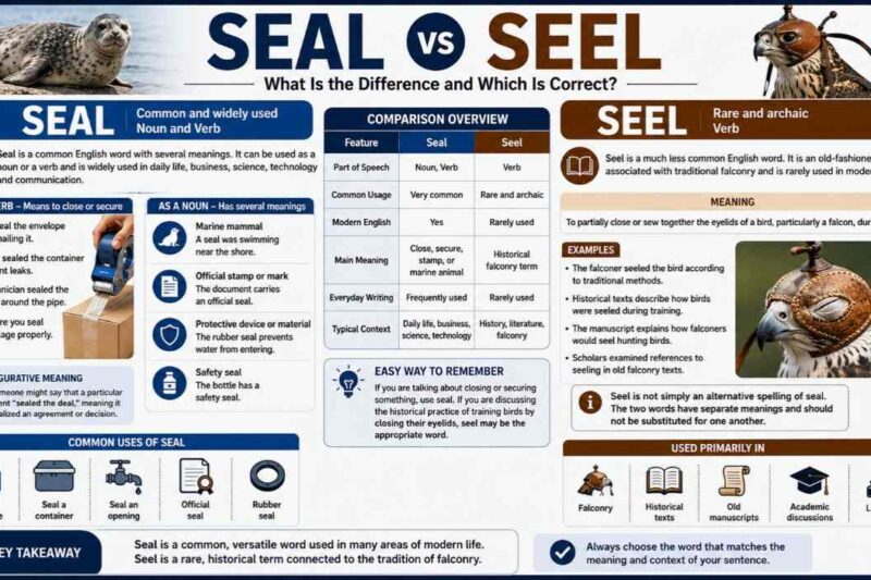Seal vs Seel