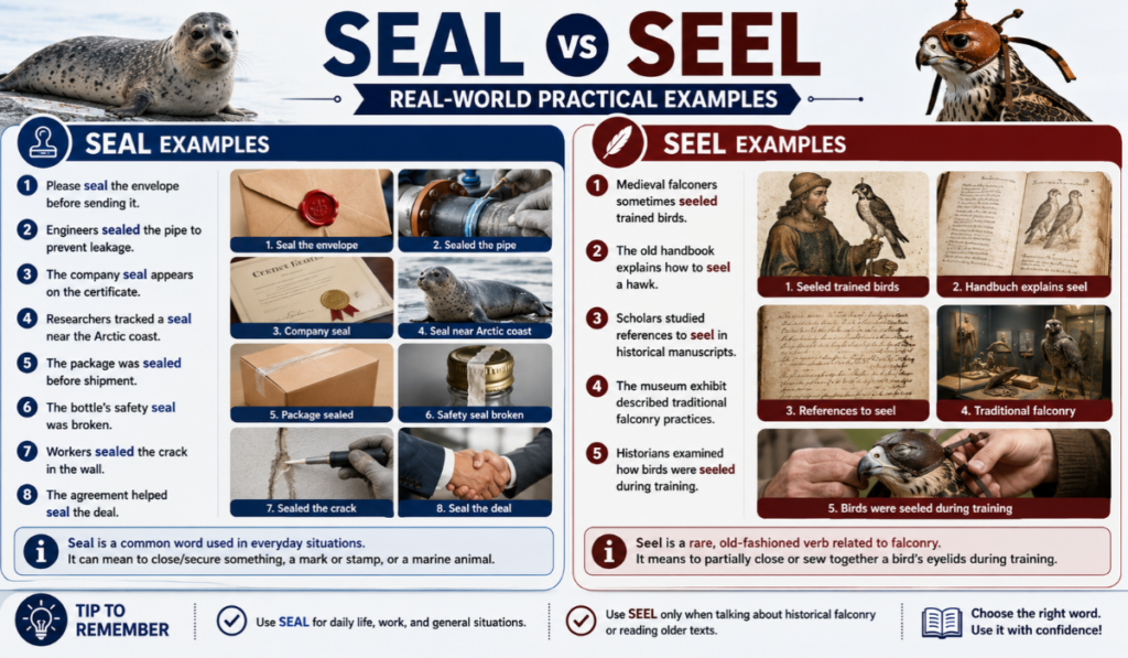 Seal vs Seel