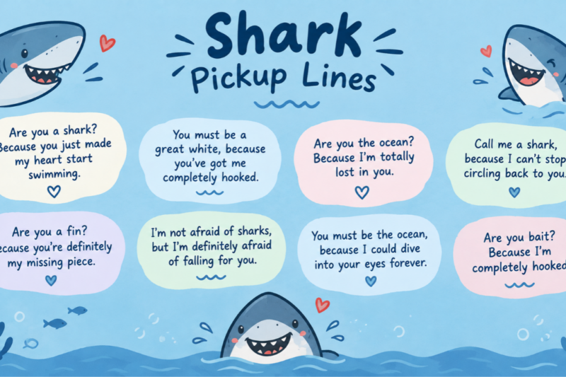 Shark Pickup Lines