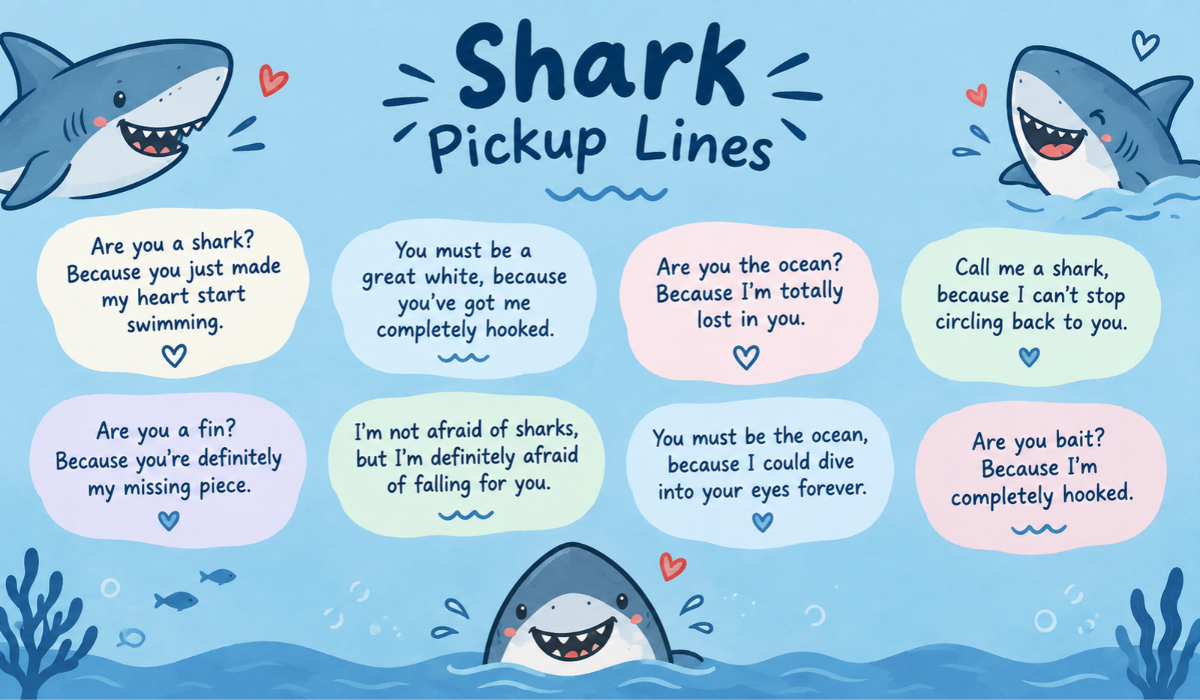 Shark Pickup Lines