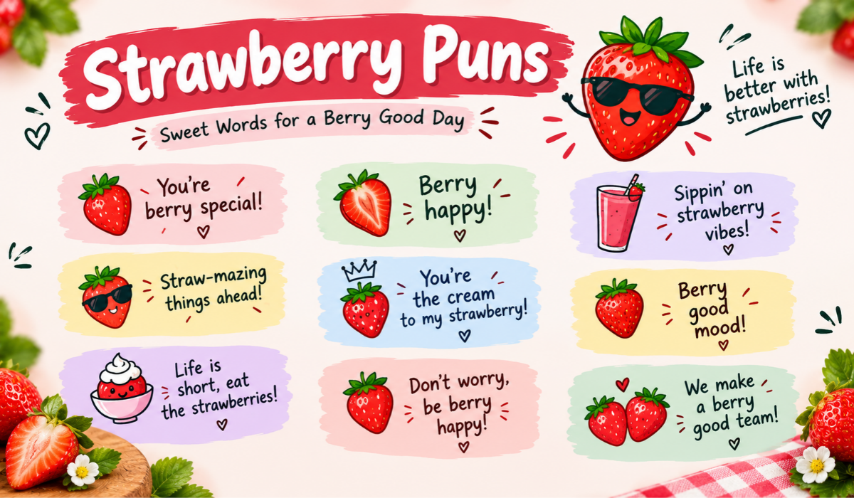 Strawberry Puns