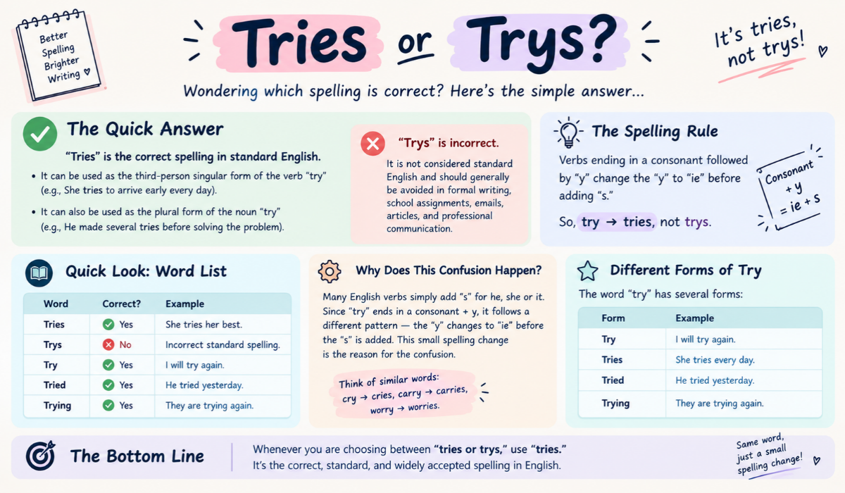 Tries or Trys