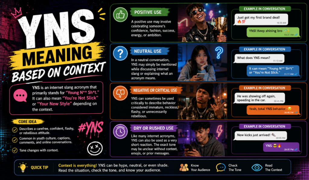 YNS Meaning Slang